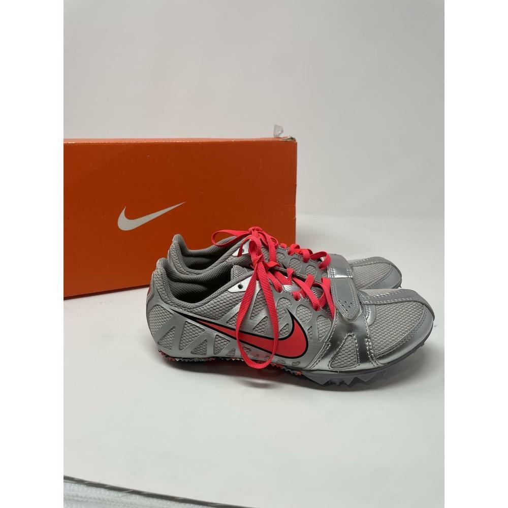 Nike Women's Pink/Gray Track & field shoes 5